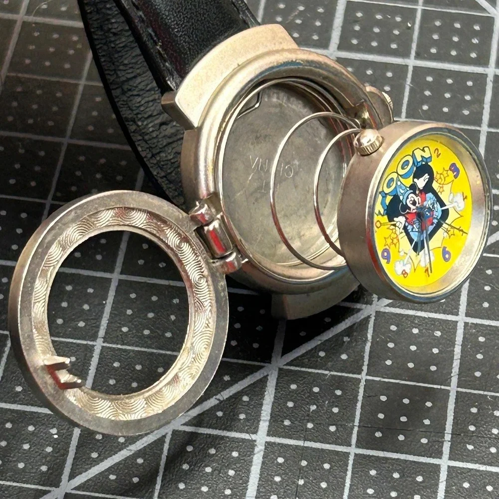 Disney Toon Mickey Mouse Sorcerer‎ Pop Up Spring Watch with Tin Tested